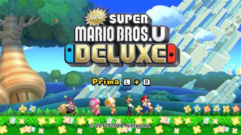 New Super Mario Bros U Deluxe Nintendo Switch Gameplay Youtube