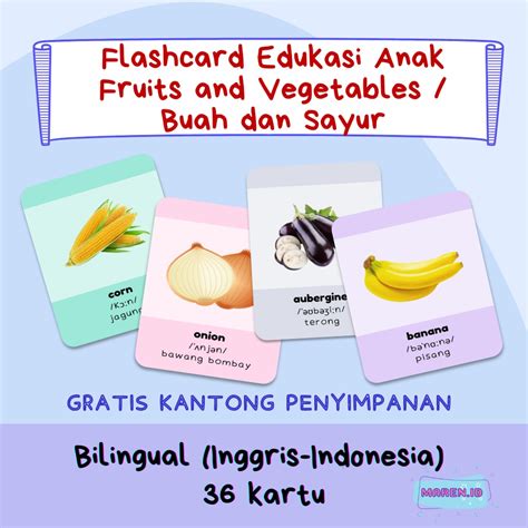 Jual Flash Card Flashcards Kartu Pintar Pendidikan Edukasi Anak