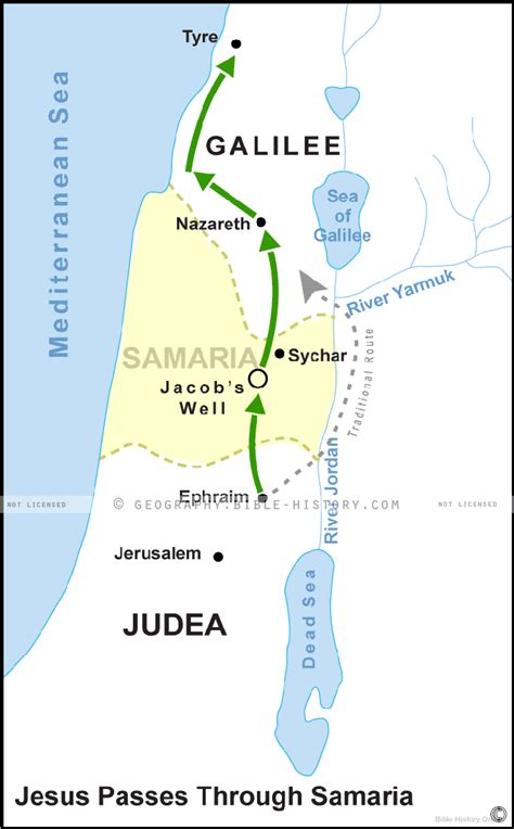 Map Of Judea And Galilee And Samaria - Arleen Michelle