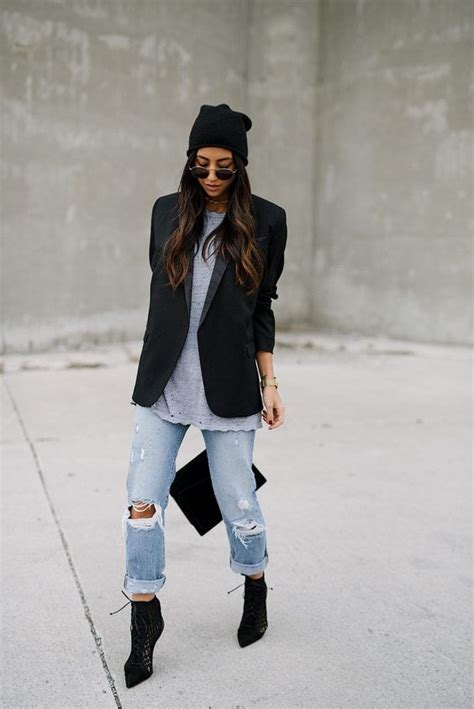 30 Comfy And Stylish Oversized Boyfriend Blazer Looks