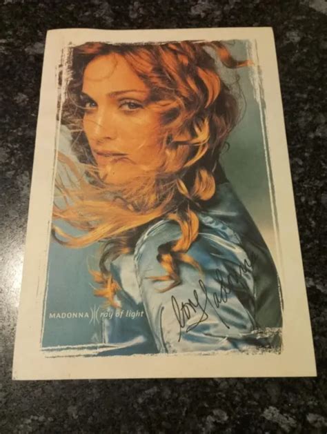 Madonna Lithographie Promo Ray Of Light Eur Picclick Fr