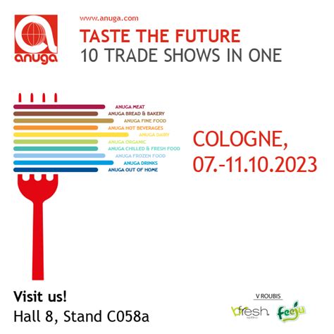 V Roubis At The Anuga International Food Beverage Fair Roubis