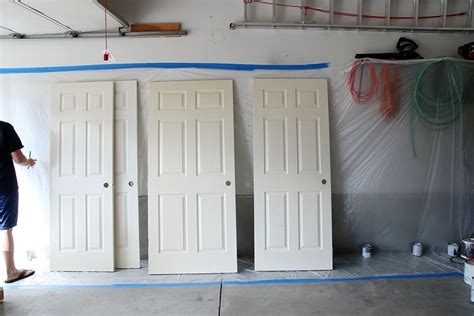 Hand Painting Vs Spraying Our Interior Doors Chris Loves Julia