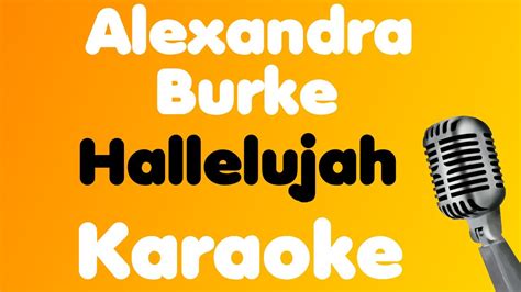 Alexandra Burke • Hallelujah • Karaoke Youtube