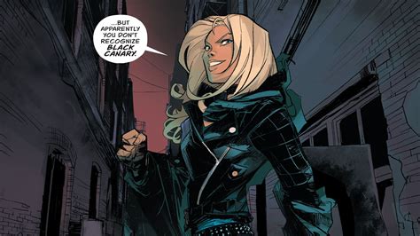 Black Canary Comic