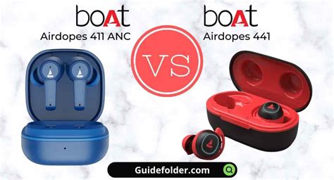 boAt Airdopes 411 ANC vs boAt Airdopes 441 Comparison which is better?