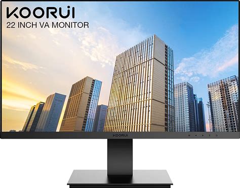 KOORUI Monitor de 22 Pulgadas FHD Frecuencia de Actualización de 75Hz