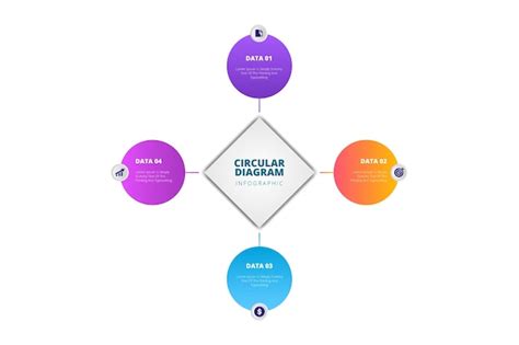 Premium Vector Circular Diagram Infographic Design Vector Template