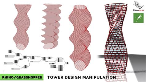 Grasshopper Tutorial For Beginners Tower Manipulation Rhino