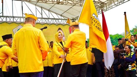 DPD Golkar Langkat Dilantik Syah Afandin Pesankan Jaga Kekompakan