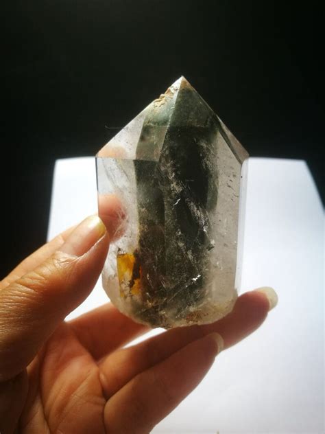 Natural Tibetan High Altitude Green Phantom Crystal Quartz 6 Etsy