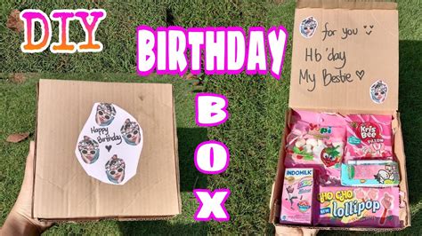 Cara Membuat Snack Box Birthday Snack Box Kekinian Youtube