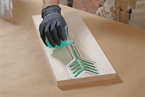 How To Create Dramatic Inlays With Epoxy Finewoodworking Fine