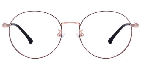 Kitty Round Prescription Glasses Rose Gold Women S Eyeglasses Payne Glasses