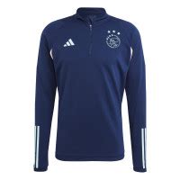 Adidas Ajax Trainingspak 1 4 Zip 2023 2024 Donkerblauw Lichtblauw Lichtroze