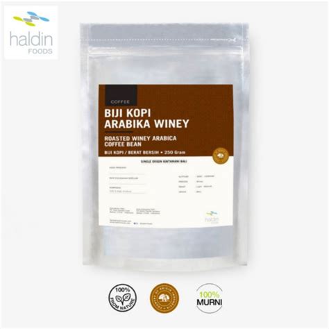 Jual Biji Kopi Arabica Winey 250 Gr Shopee Indonesia