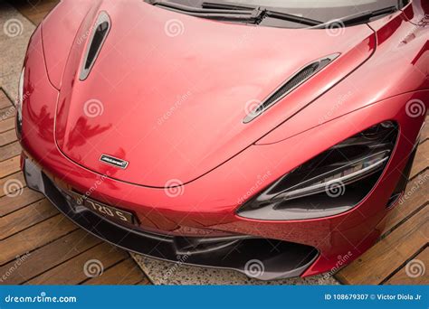 McLaren 720S Sports Car Front View Editorial Photography - Image of ...