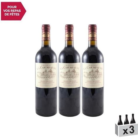 Château la Couspaude Saint Emilion Grand Cru Classé Rouge 2005 Lot de