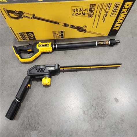 As Is Dewalt V Max Cordless Battery Powered Pole Hedge Trimmer Tool