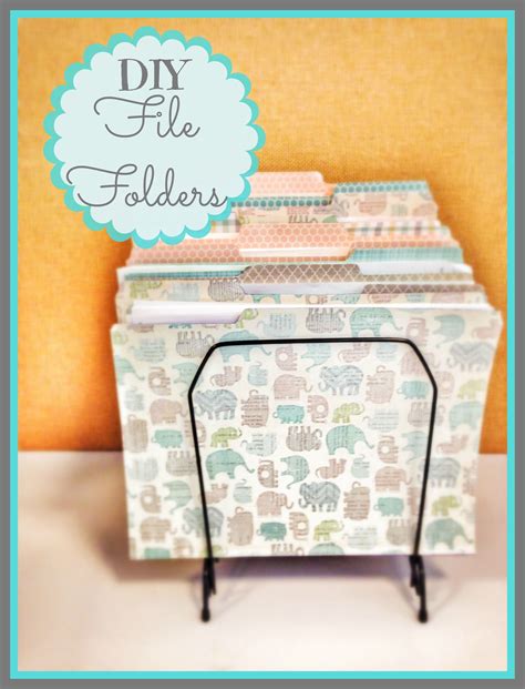 Desk Makeover File Folders Diy Office Organization File Folder