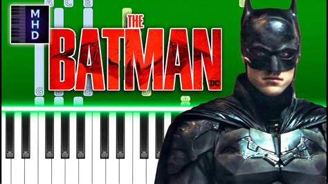 The Batman Main Theme Piano Tutorial Youtube