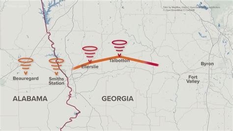 The path of Alabama's 'monster tornado' | 11alive.com