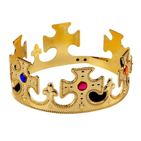 Jual Isi1pc Mahkota CROWN Gold KING QUEEN Aksesoris Tiara Hiasan Kepala