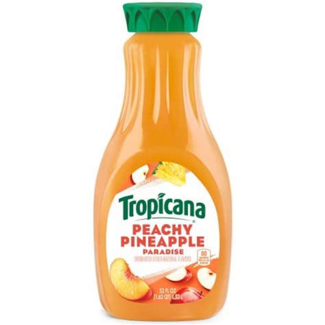 Tropicana Peachy Pineapple Paradise Drink, 52 fl oz - Kroger