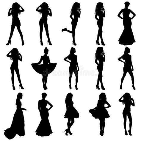 Dancing Girl Silhouette Stock Vector Illustration Of Holidays 3008432