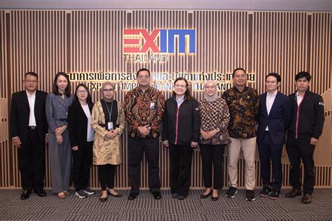 EXIM BANK แลกเปลยนขอมลความรกบ Indonesia Eximbank เพอนำไปสการ