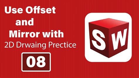 Use Offset And Mirror Command Solidworks Hindi Urdu Youtube