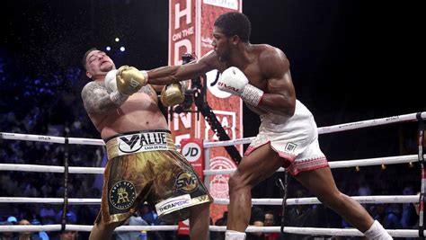 Anthony Joshua Derrota En La Revancha A Andy Ruiz Jr Y Recupera Sus