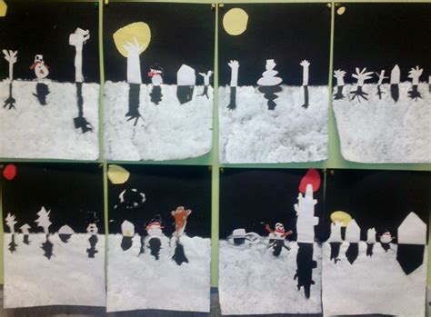 Winter Knutsel Uit Groep 3 4 Winter Knutselen Winterknutsels Kerst