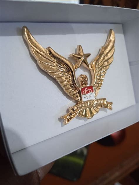 Brevet Wing Pin Lencana Hub Kapota Yuddha Lazada Indonesia