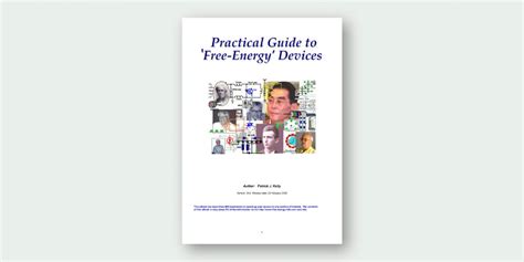 A Practical Guide To Free Energy Devices