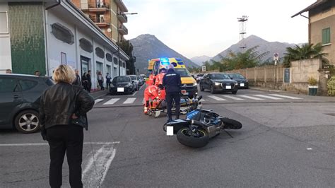 Incidente A Domo Ferito Un Motociclista Svizzero FOTO Ossolanews It