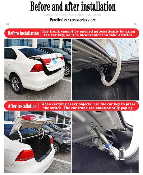 Подъемник для крышки багажника автомобиля, регулируемое металлическое ...