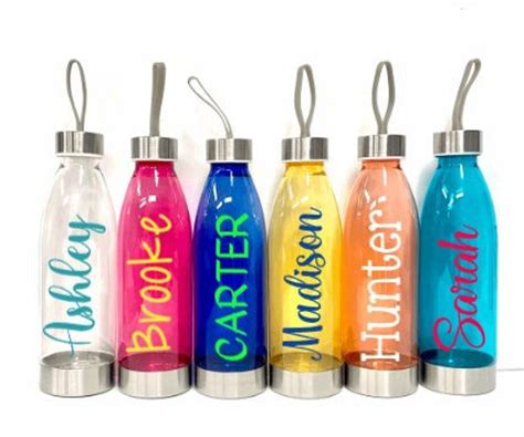 Water Bottles Personalized Water Bottle With Name Water Bottles For