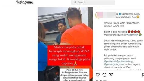 VIDEO Detik Detik WNA Aniaya Warga Bali Pelaku Jadi Buronan Polisi