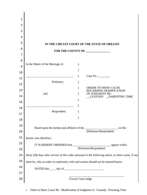 Order Show Cause Form Complete With Ease Airslate Signnow