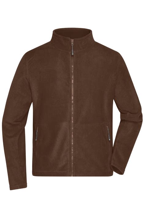 Men Men S Fleece Jacket Brown Daiber