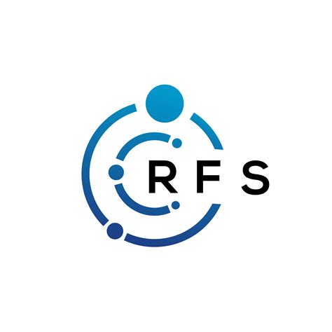 RFS letter technology logo design on white background. RFS creative initials letter IT logo ...