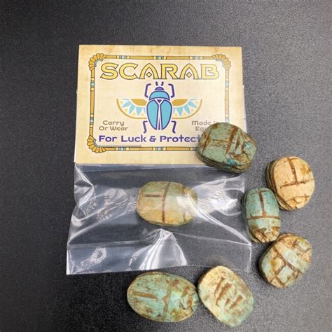 Egyptian Scarab Amulets - Made in Egypt! - Omen - Psychic Parlor and ...