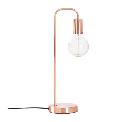 Lampe À Poser Design Keli H 45 5 Cm Marron Cuivré Lampe à poser BUT