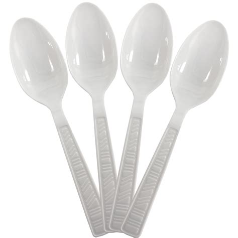 Disposable Plastic Spoons Heavy Duty Cutlery Utensils Party