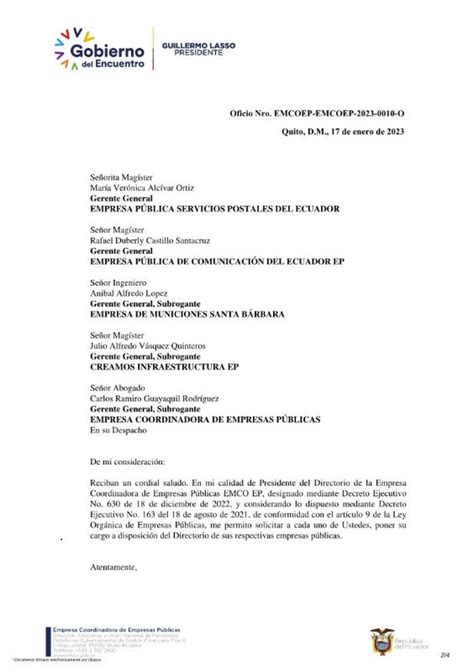 Radio Pichincha on Twitter ATENCIÓN El presidente LassoGuillermo