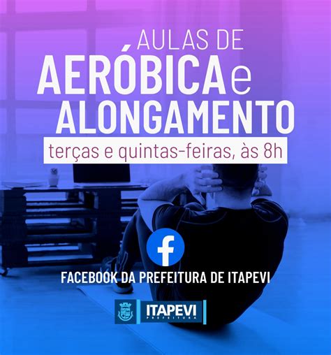 Aulas de ginástica no Facebook da Prefeitura Agência Itapevi de Notícias