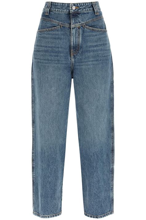 Khaite Preen Baggy Jeans In Blue Lyst