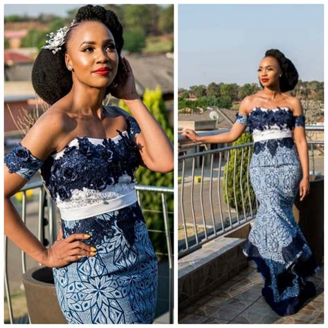 Shweshwe Dresses With Lace Latest Designs Sunika Traditional African