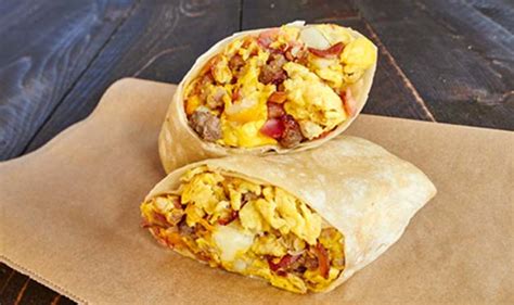 Bacon Egg Cheese Potato Breakfast Burrito Burrito Walls